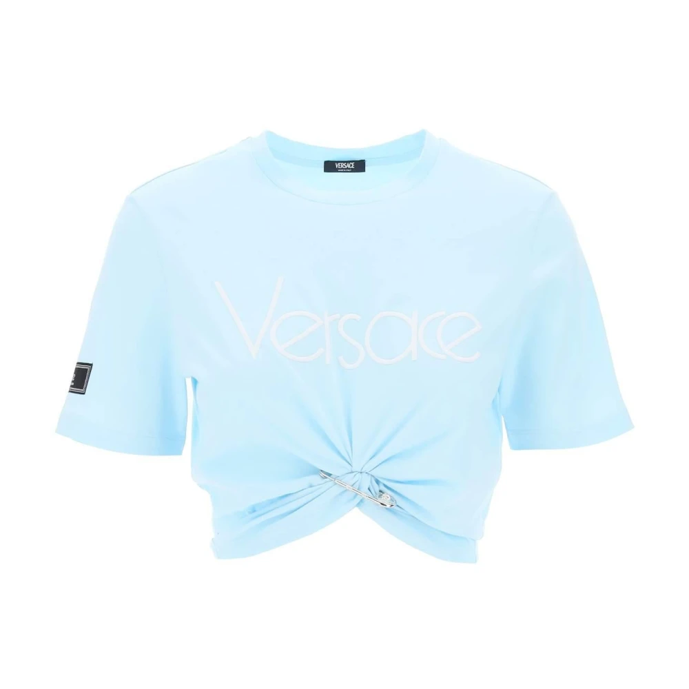 Versace T-Shirts Blue Dames