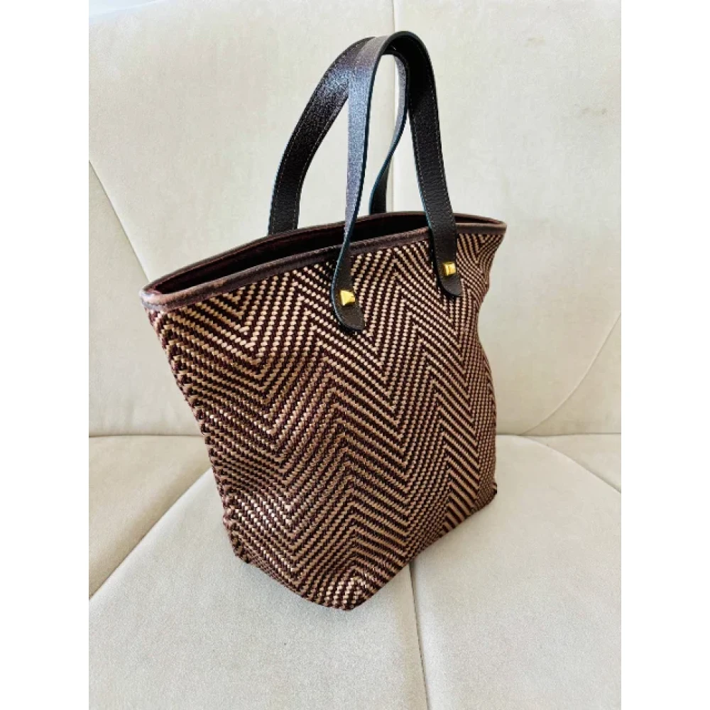 Hermès Vintage Pre-owned Leather totes Brown Dames