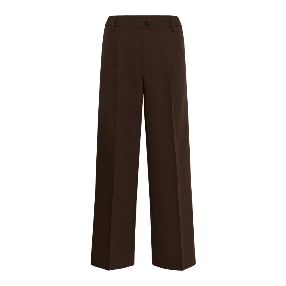Kaffe , Damen, Hosen, Braun, L