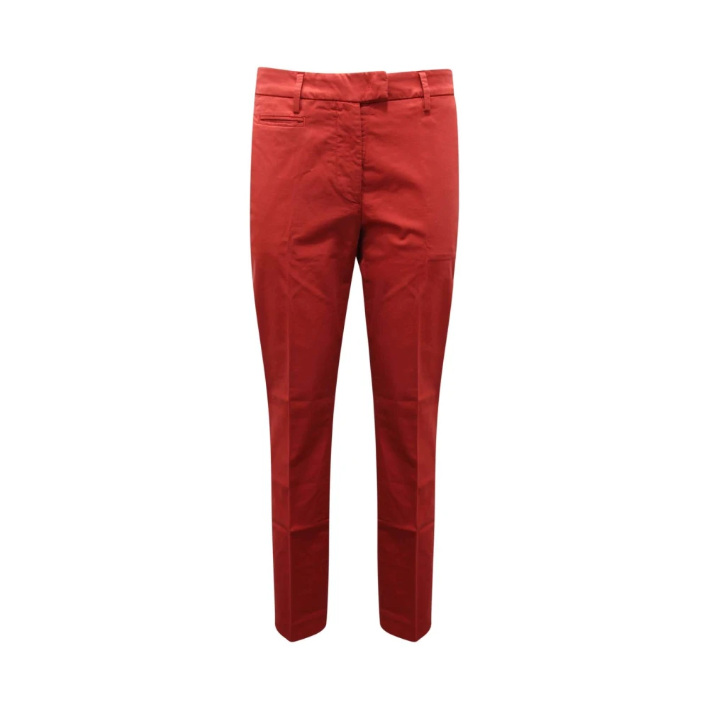 Dondup Women's Red Chinos, W26, Perfect Wo Trousers