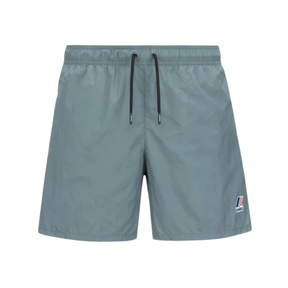 K-Way Uomo Verde - Costume Da Bagno Tecnico Le Vrai Olivier - Swimwear - S