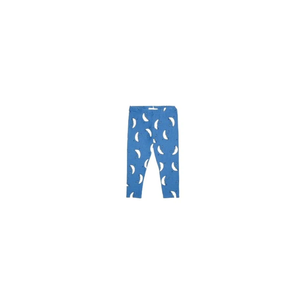 Bobo Choses Blå Moon Leggings för Baby Blue, Unisex