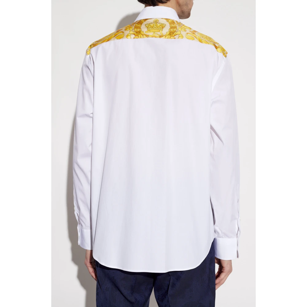 Versace Overhemd met zakken White Heren