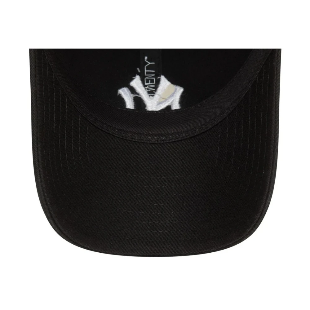 new era Vintage Gewassen Baseballpet met Teamlogo Black Heren