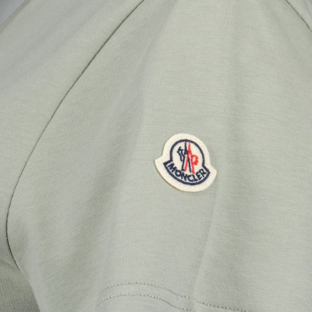 Moncler Logo T-shirt voor vrouwen Green Dames