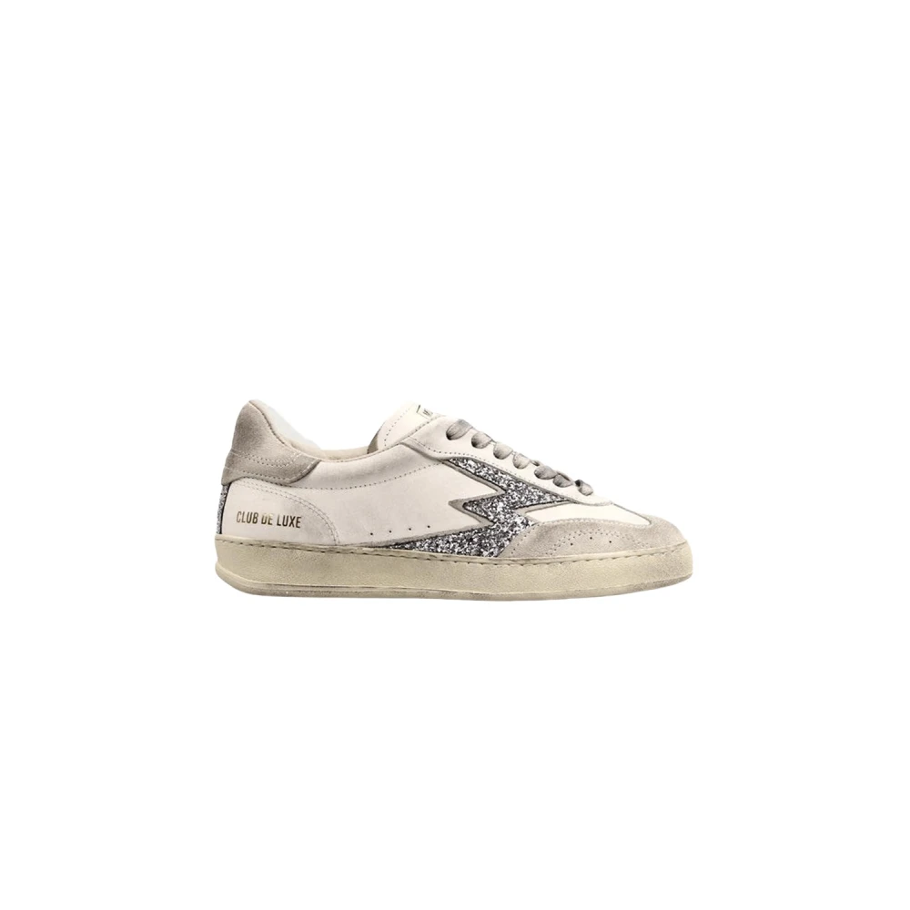 MOA Master OF Arts Glitter Logo Sneakers Master Club Deluxe Dames Schoenen Wit