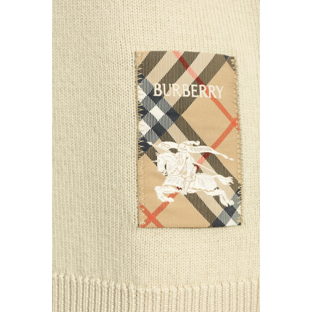 Burberry Wollen trui Beige Dames