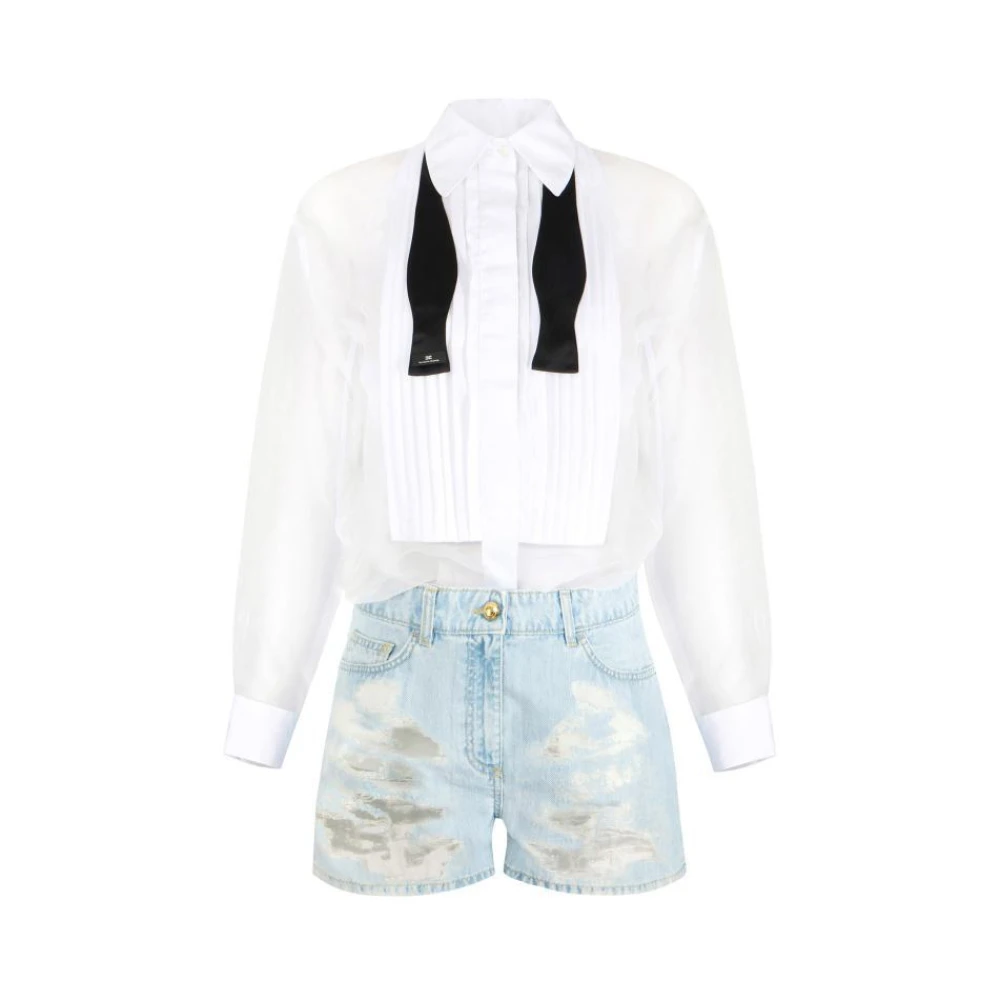 Elisabetta Franchi Women's White Romper Suit - Playsuits - M - Jumpsuits & Playsuits
