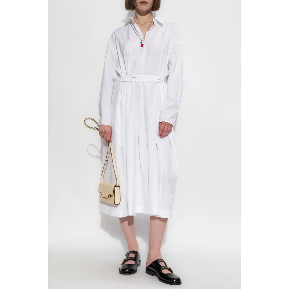 Marni Katoenen jurk White Dames