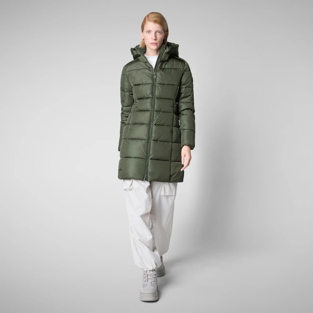 Save The Duck Dierenvrije Pufferjas Taylor Stijl Green Dames