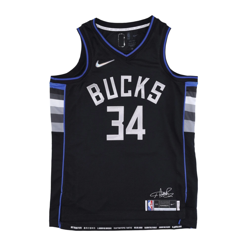 Nike Giannis Antetokounmpo NBA Shirt Black Heren
