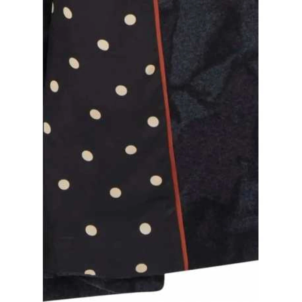 Paul Smith Bloemenprint Double-Breasted Jas Vrouwen Black Dames