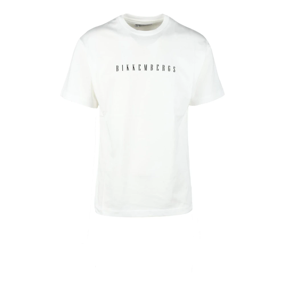 Bikkembergs Katoenen T-shirt White Heren