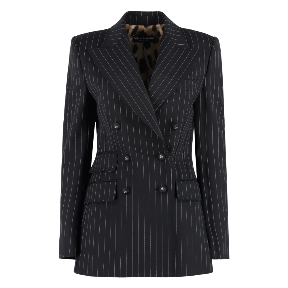 Dolce & Gabbana Stijlvolle Jas voor Mannen en Vrouwen Black Dames
