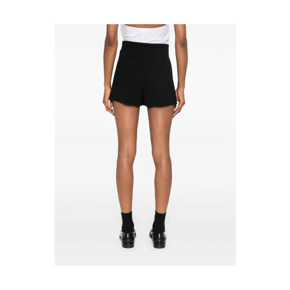 Moschino Zwart Gestructureerde Afwerking Zakkenjas Black Dames