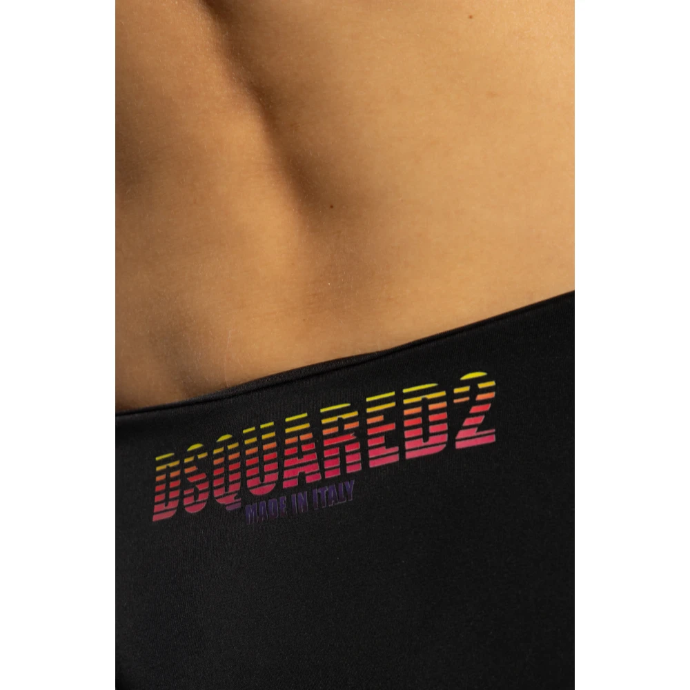 Dsquared2 Zwembroek onderkant Black Dames