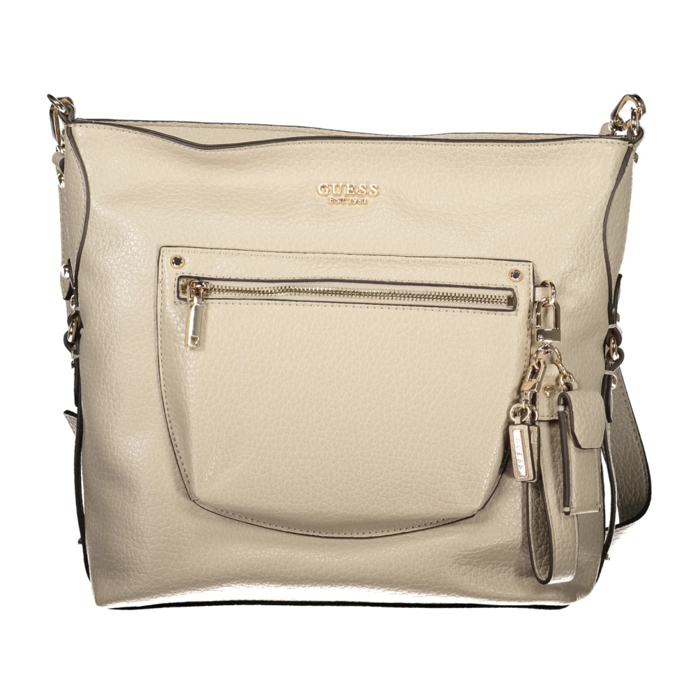 Guess Donna Beige Borse, Taglia Unica, New,
