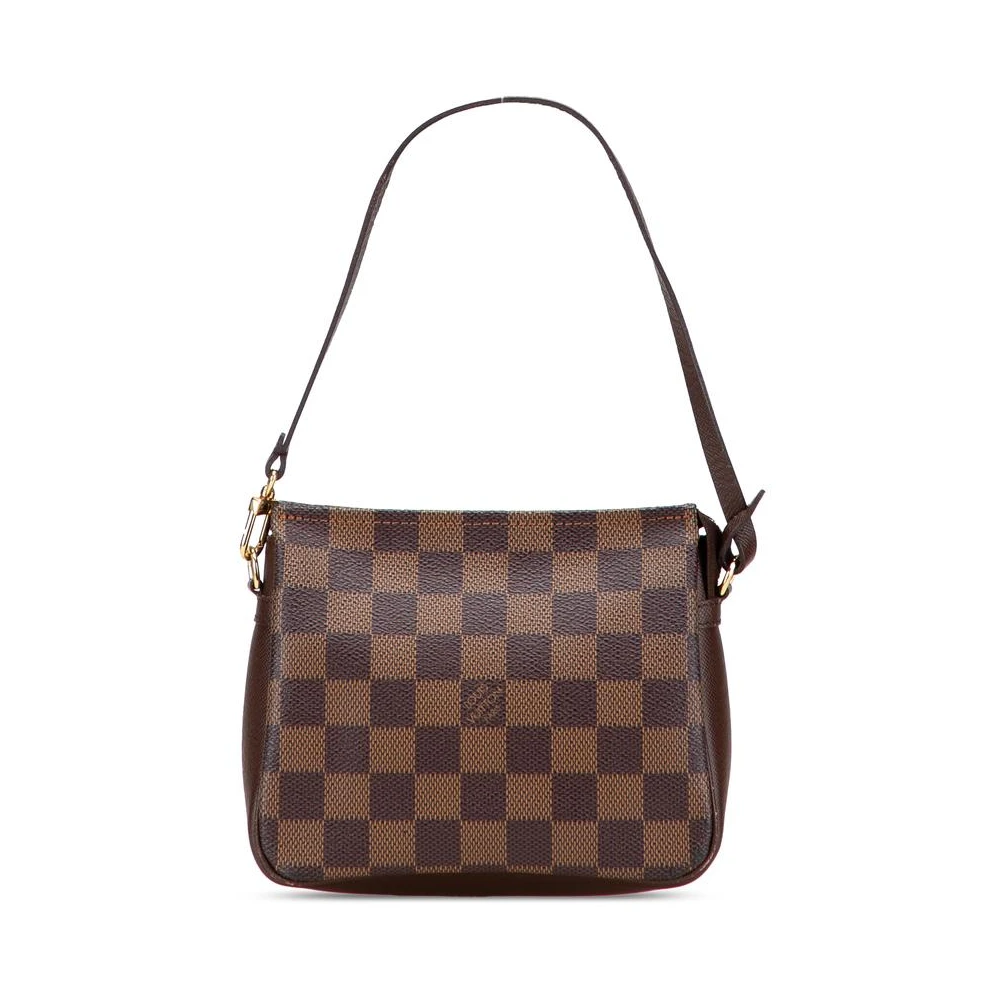 Louis Vuitton Vintage Women's Brown Pre-Owned Checkered Pattern Handbag