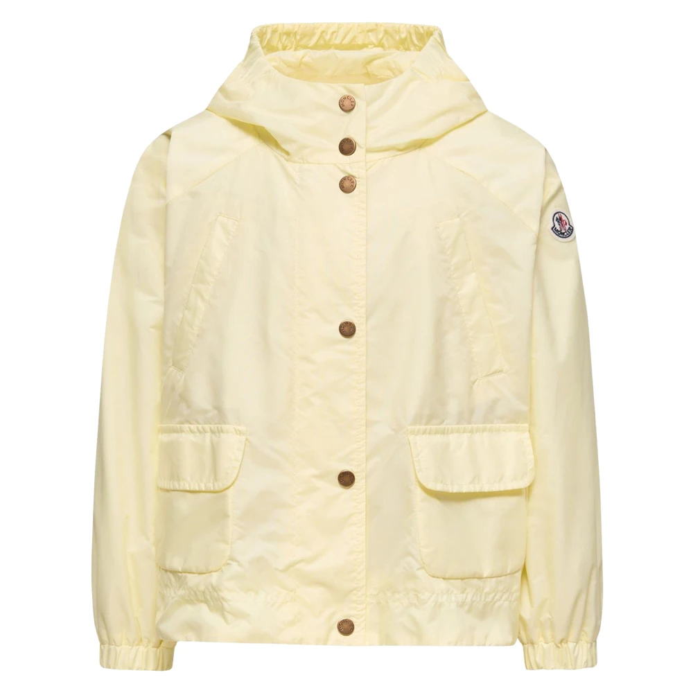 Moncler Yellow Light Jackets, Female, 4 Y, Suher Jacket