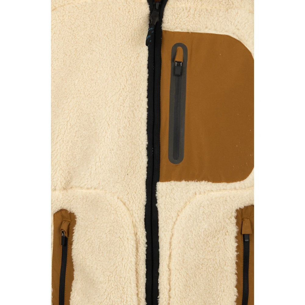 PAUL & SHARK Crème Gilet Jas voor Mannen Beige Heren