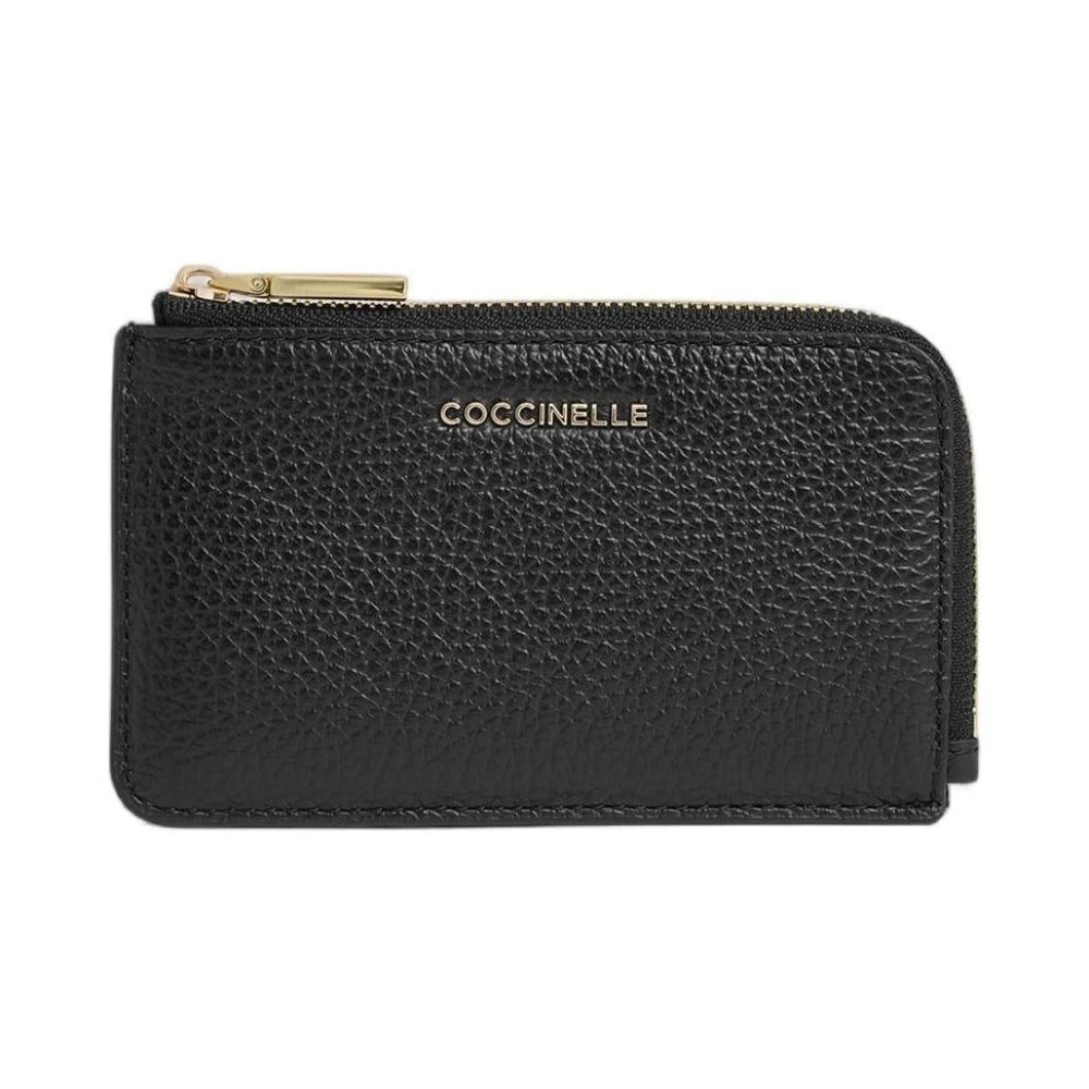Coccinelle , Wallets & Cardholders, Female, Black, One Size, Metallic Small