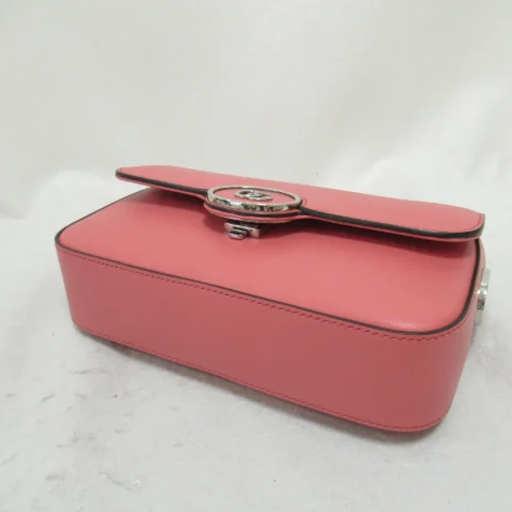 Gucci Vintage Pre-owned Leather crossbody-bags Pink Dames