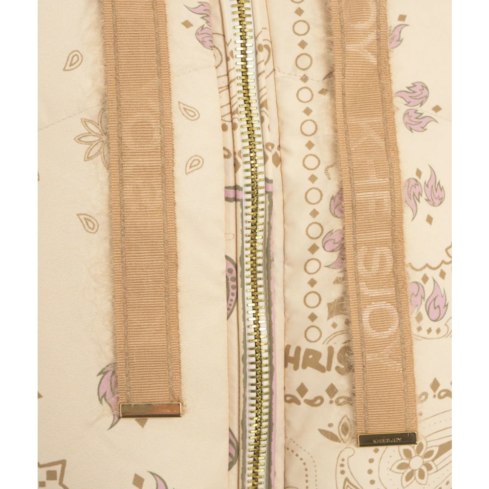 Khrisjoy Beige Jas Aw24 Beige Dames