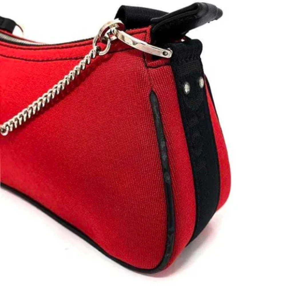 Dior Vintage Pre-owned Fabric dior-bags Red Dames