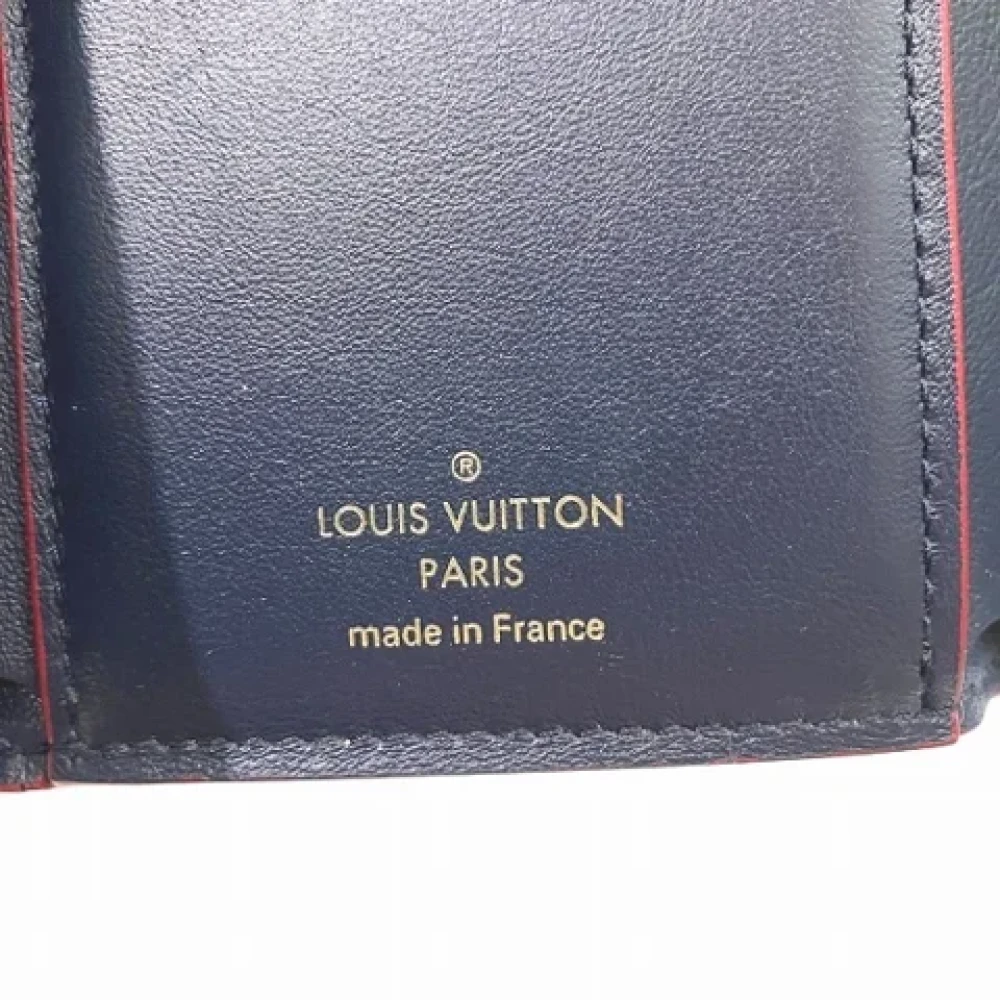 Louis Vuitton Vintage Pre-owned Leather wallets Blue Dames