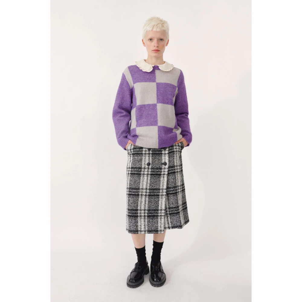 BAUM UND PFERDGARTEN Kleurrijke Geruite Trui Multicolor Dames