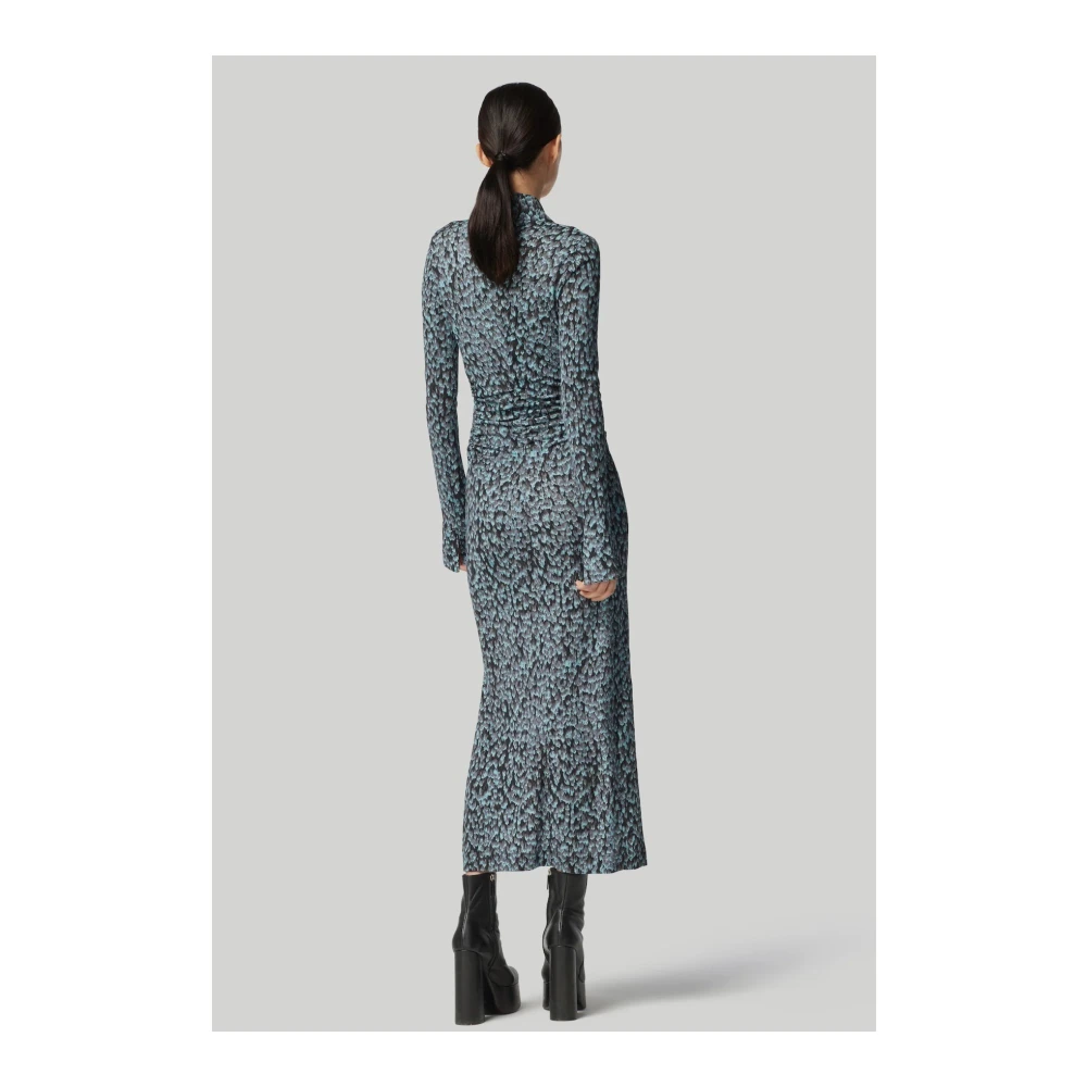 altuzarra Groene Bloemen Midi Jurk Multicolor Dames