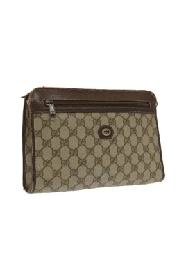 Pre-owned Vintage GG Canvas Clutch