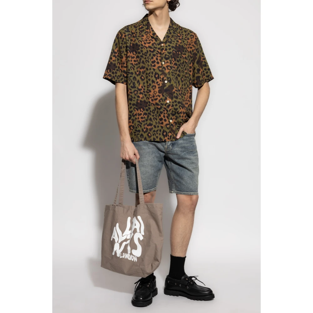 AllSaints Shirt Styx Green Heren