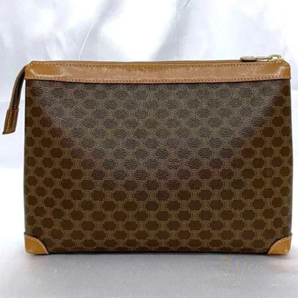 Celine Vintage Pre-owned Leather celine-bags Brown Dames