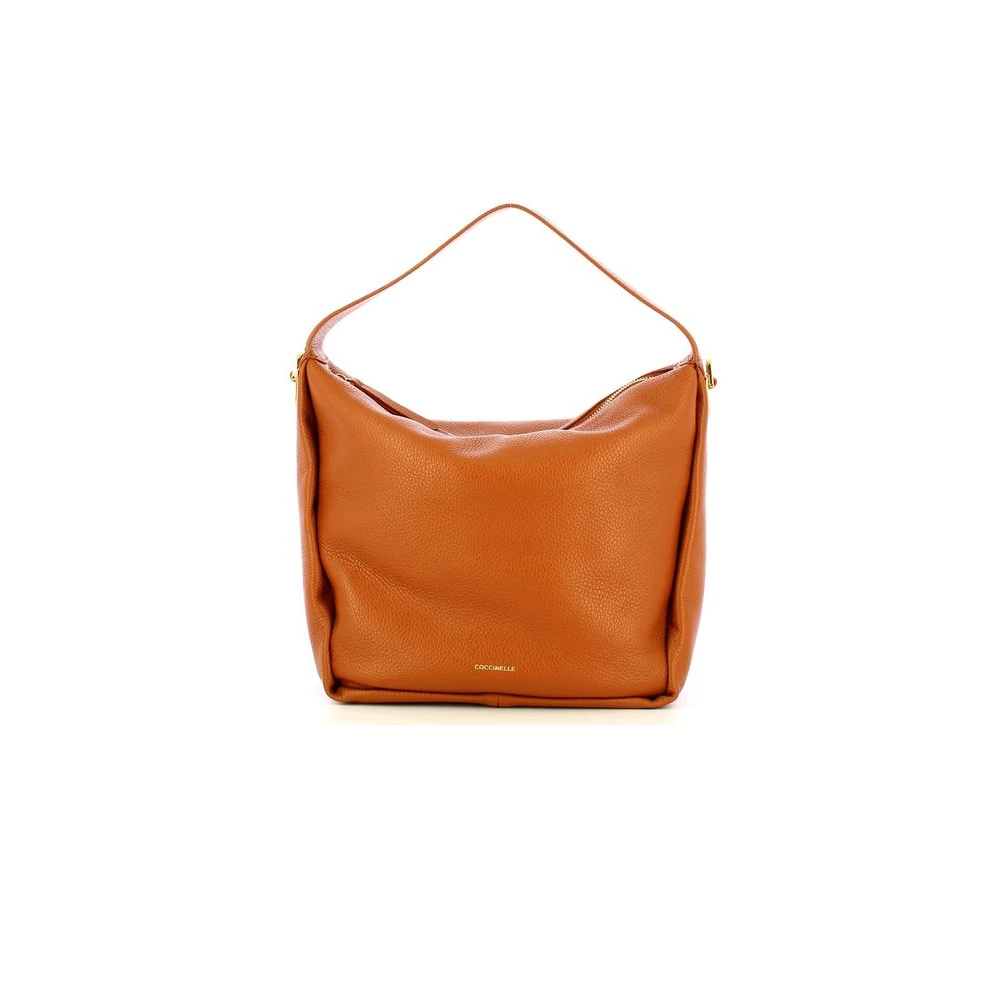 COCCINELLE Dorian Shoulder Bag Grained Leather Cuir - Image 2
