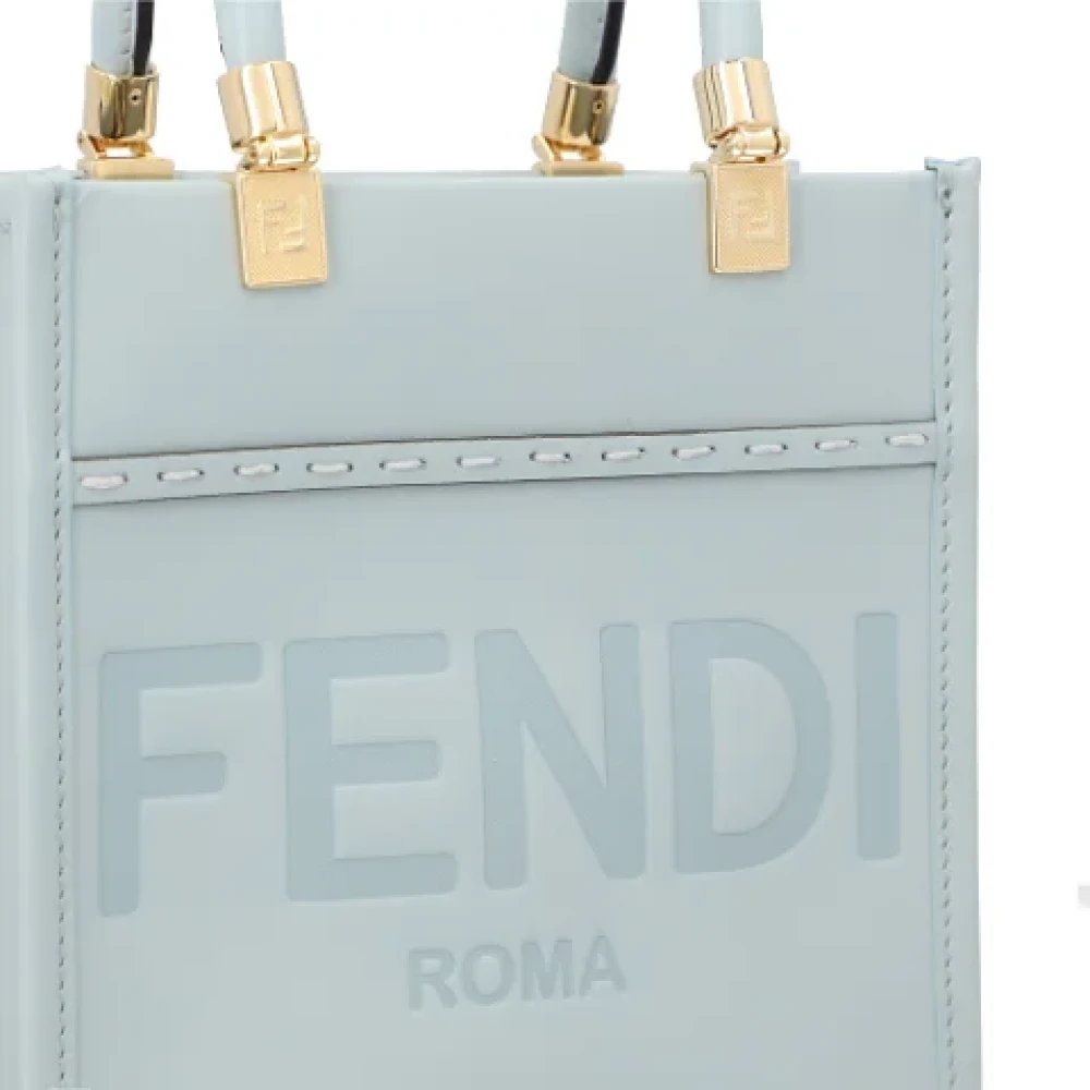 Fendi Leather crossbody-bags Blue Dames