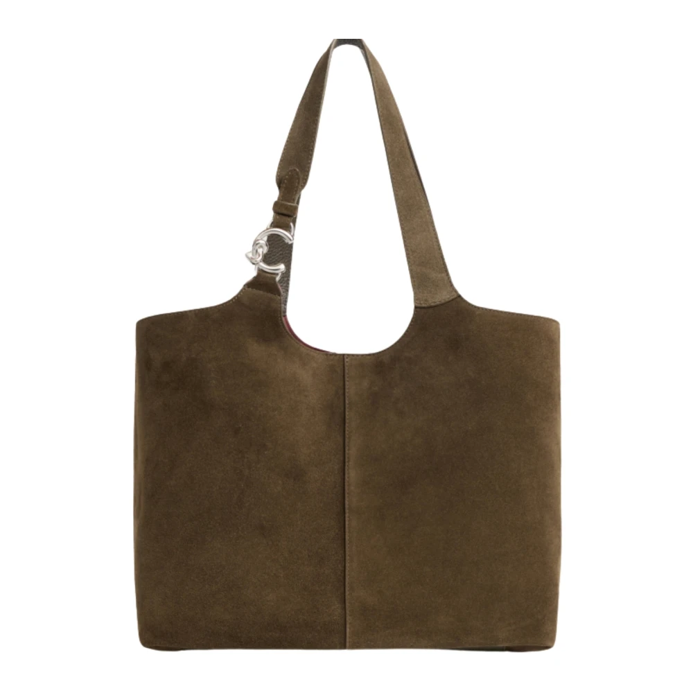COCCINELLE shoulder bag C-Easy Suede Handbag Fango / Fango - Image 2