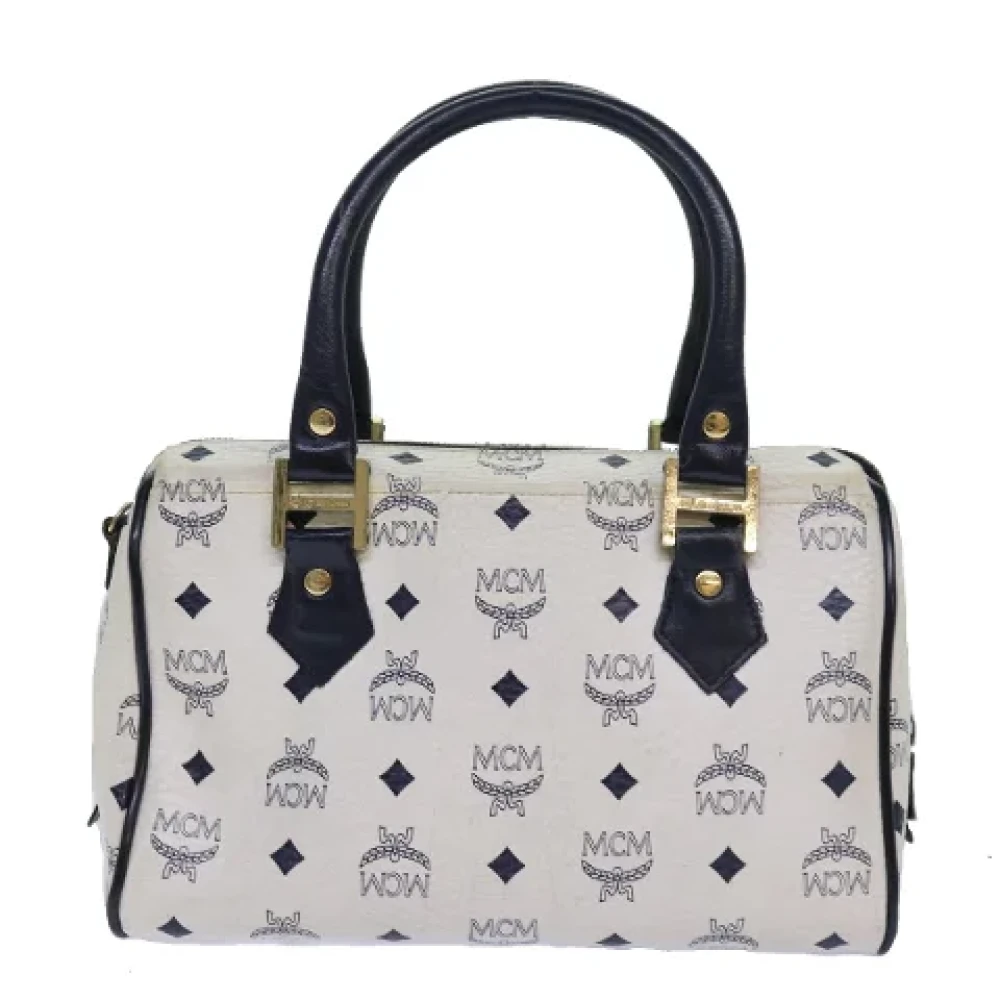 MCM Pre-owned Leather handbags White Dames