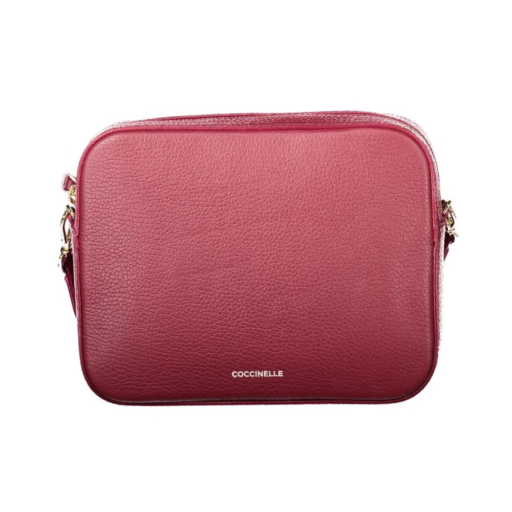 Coccinelle Women's Red Leather Handbag - Cross Body Bags - One Size- Bags