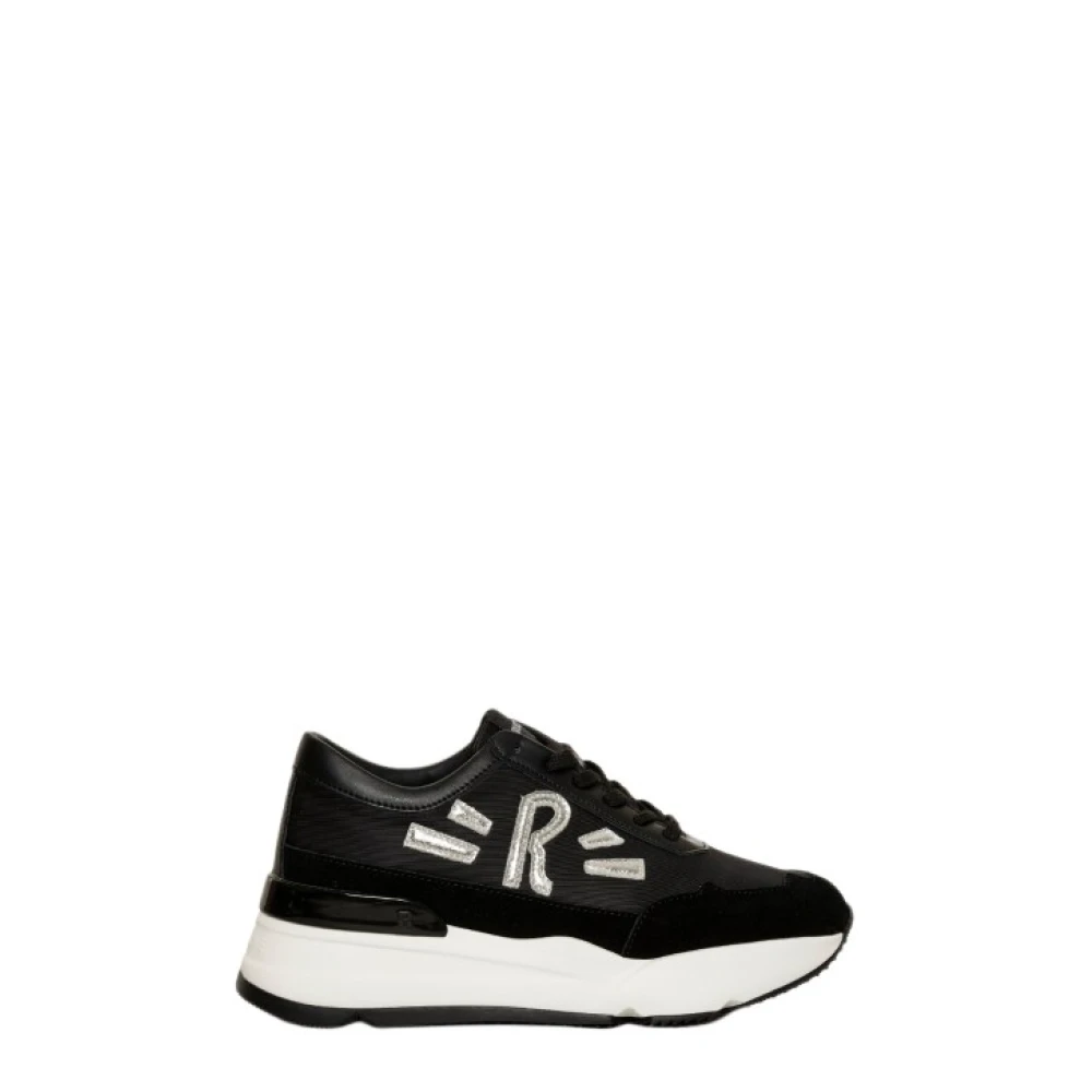 Rucoline R-Evolve Sneakers van stof en leer Dames Schoenen Zwart