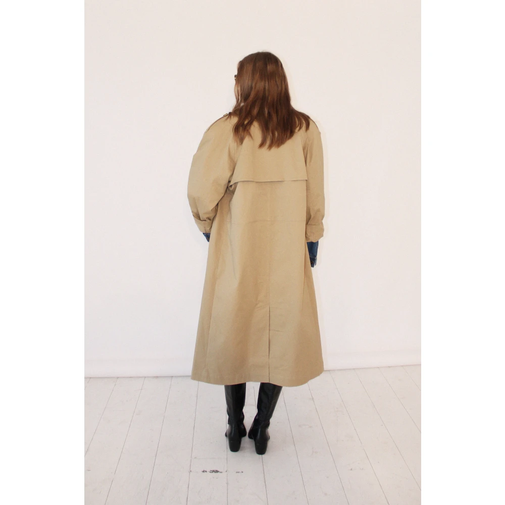 Designers Remix Dylan Mix Trench Beige Dames
