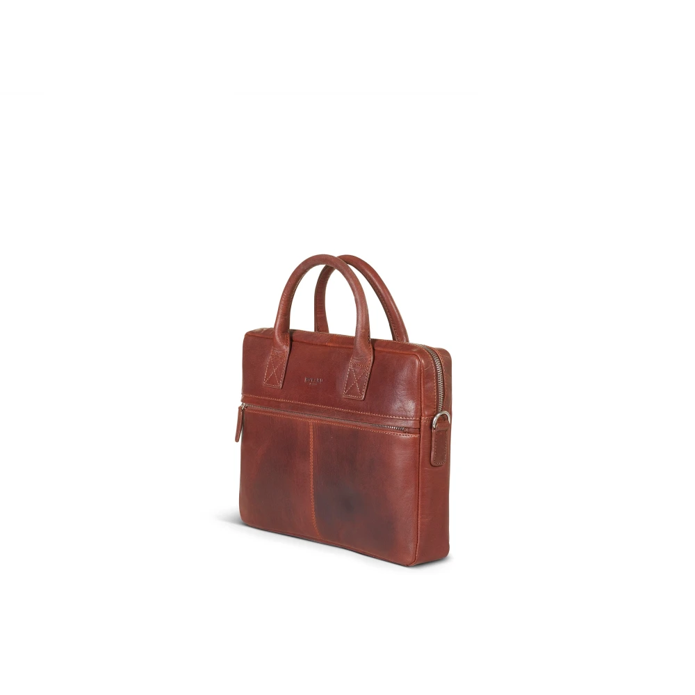 Howard London Laptop Tas Brown Heren