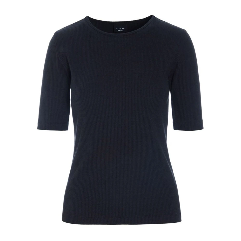Bitte Kai Rand Black T-Shirts, Female, Xs, Naibu Rib