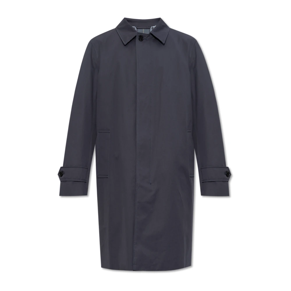 Burberry Katoenen jas Blue Heren