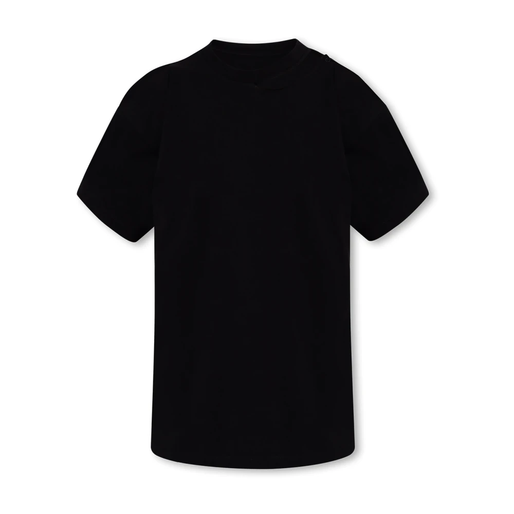 MM6 Maison Margiela Zwarte T-shirts en Polos van Black Dames