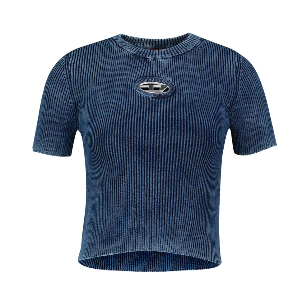 Diesel Women's Blue M-Anchor-A T-Shirt - T-Shirts - M - Tops