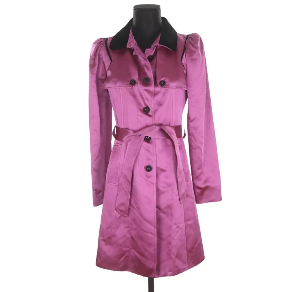 Dolce & Gabbana Pre-owned Fabric outerwear Purple Dames