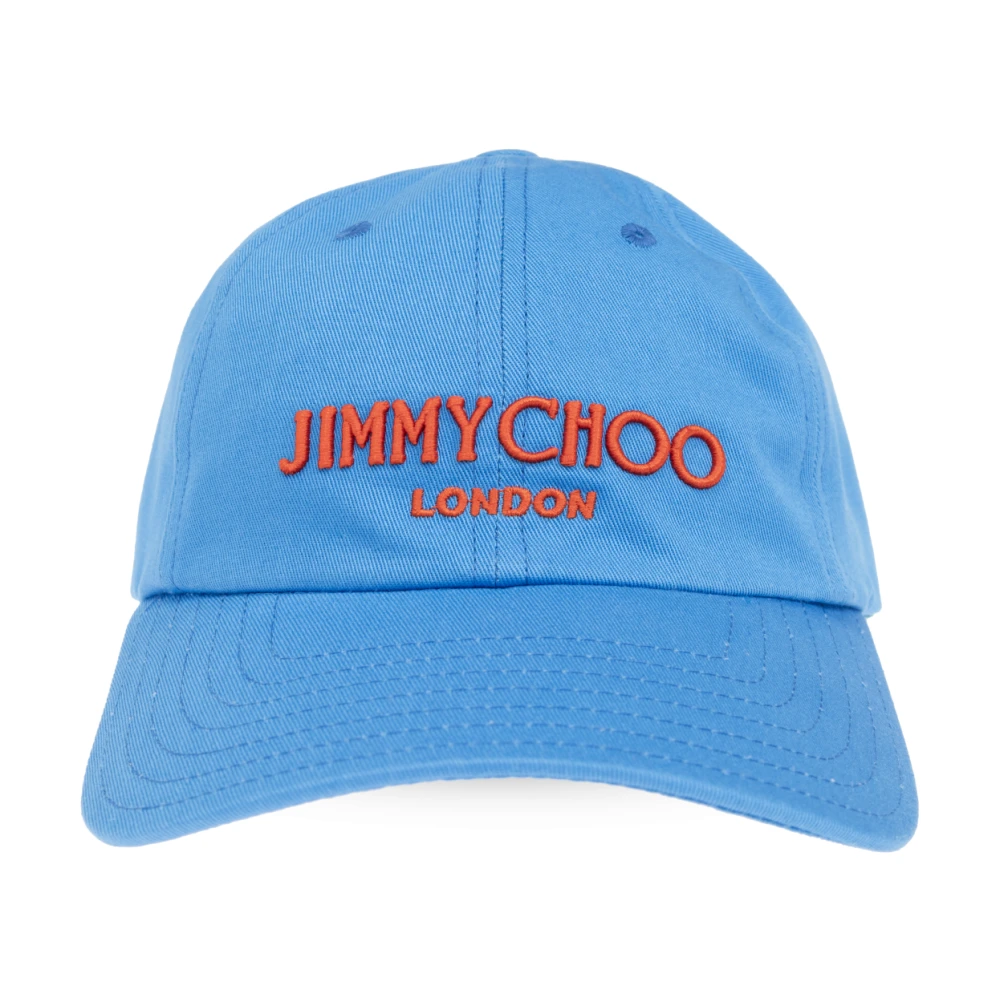 Jimmy Choo Baseballpet Blue Dames