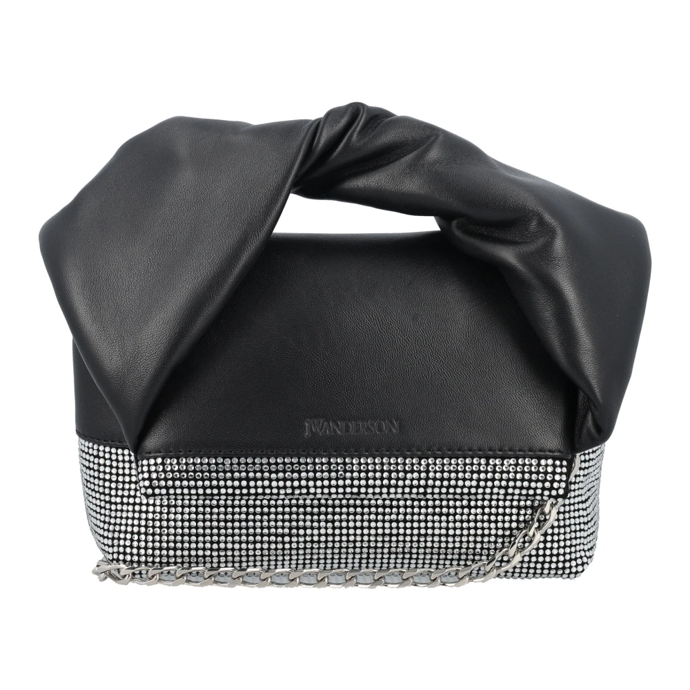 Jw Anderson Women's Black Twister Bag With Crystals