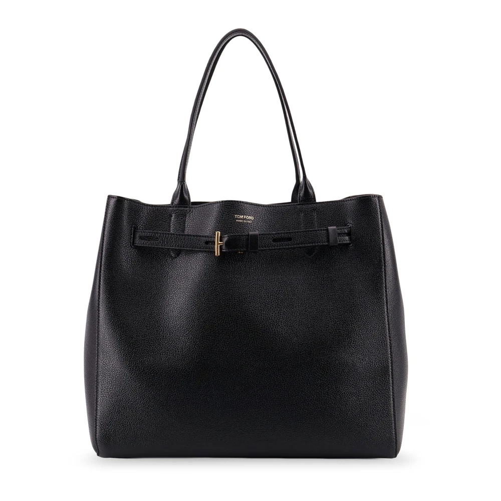 Tom Ford Black Audrey Large Tote - Female - Shopping Bags - One Size - Bags